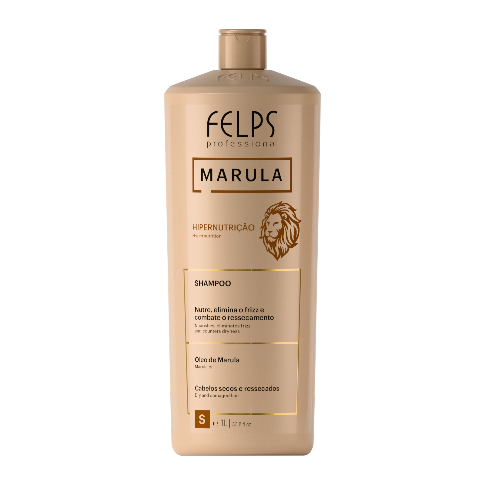 929e99ef6_7898639790248-Marula_Shampoo_1L_frente Felps - Marula Hyper-Nutrition Shampoo, Conditioner - Image 2
