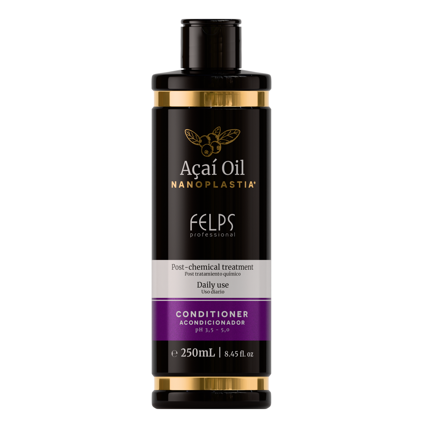 a99d232d1_7898639792545-AaOil_Condicionador_250mL_frente Felps - Acai Oil Shampoo, Conditioner - Image 2