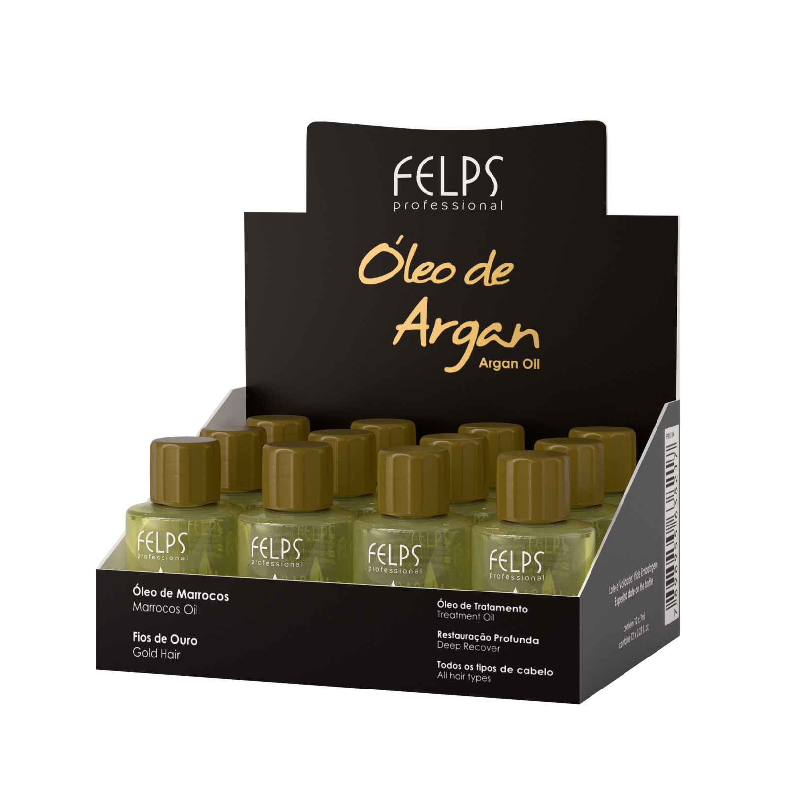 b57459315_7898955638217-leodeArgan_Cartucho12x7mL_frontal Felps - Argan Oil - Image 1