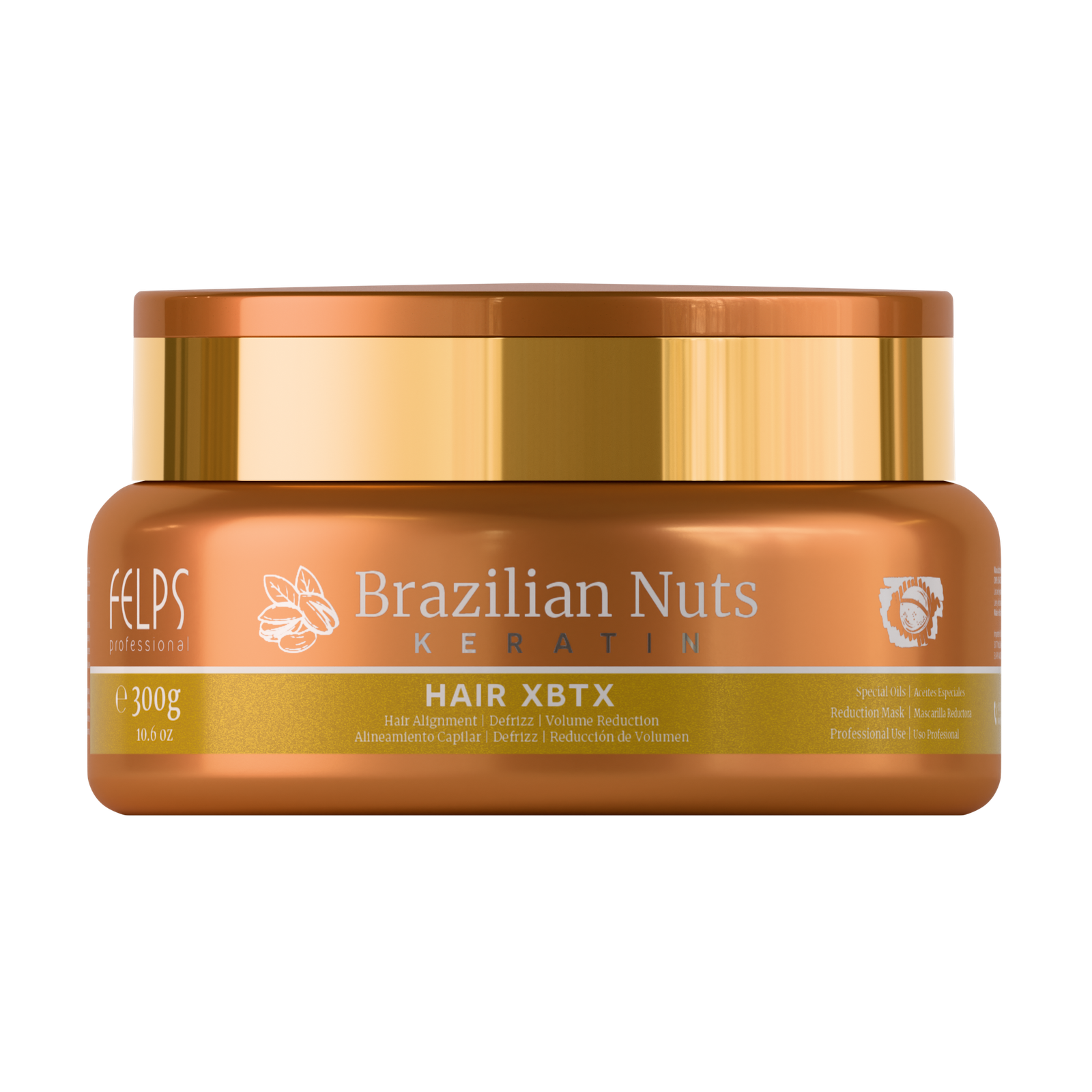 b88c7542a_7898639791931-BrazilianNuts_HairXbtx_300g_frente Felps - Brazilian Nuts Botox Hair Xbtx Mask - Image 2